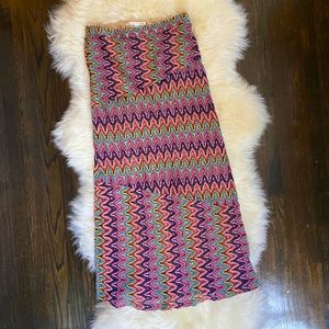 Trina Turk Crocheted Maxi Skirt